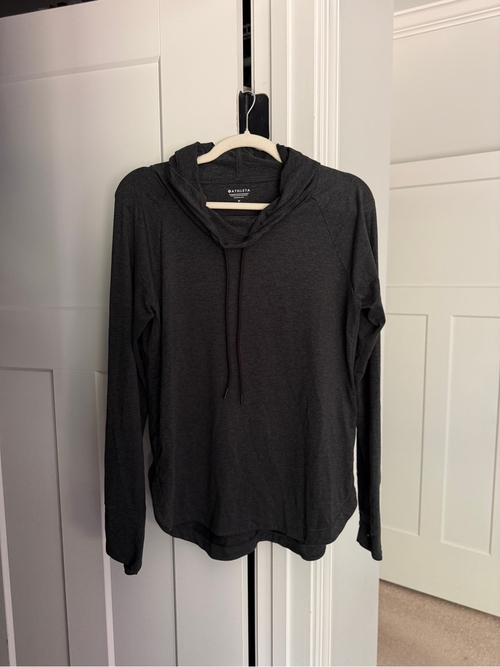 Athleta gray uptempo hoodie sweatshirt